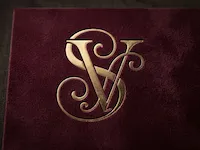 [Laser cut and engrave] SV Elegant Interwoven Monogram Logo