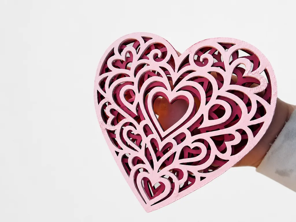 Layered Heart Mandala