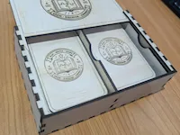 [Laser cut and engrave] Birthday Australian Animals Montessori-Inspired Matching Cards | 8 Pair Memory Game & Keepsake Box