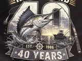 [DTF Printing] Reel Legend 40th Birthday Fishing Graphic T-Shirt