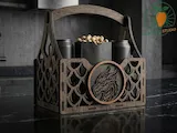 [Laser cut and engrave] 3D Dragon Scale Beer Caddy Laser Cut