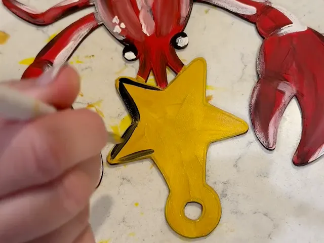 Christmas lobster ornament