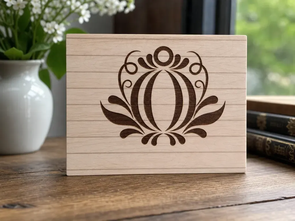 Pumpkin Door Hanger - Laser Cutting Design