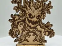 [Laser cut and engrave] Treant monster tabletop gaming miniature