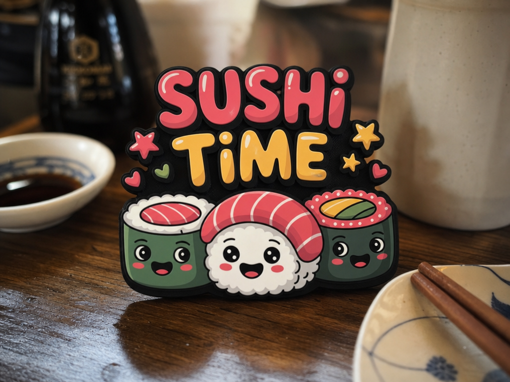 お寿司タイムのカワイイキャラクター
