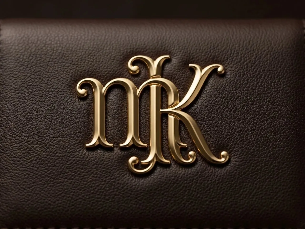 [Laser cut and engrave] Luxury MK Initials Monogram Logo