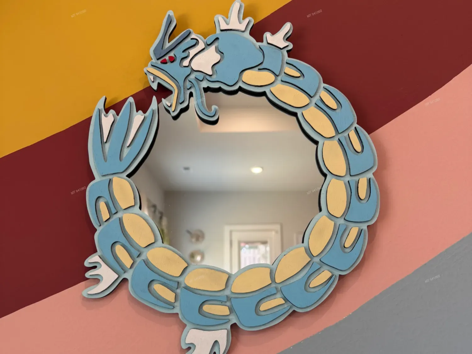 Gyarados Inspired Pokemon Wall Mirror