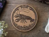 [Laser cut and engrave] Untersetzer Languste / Coaster Crawfish