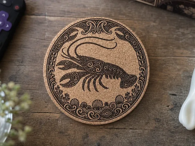 Untersetzer Languste / Coaster Crawfish