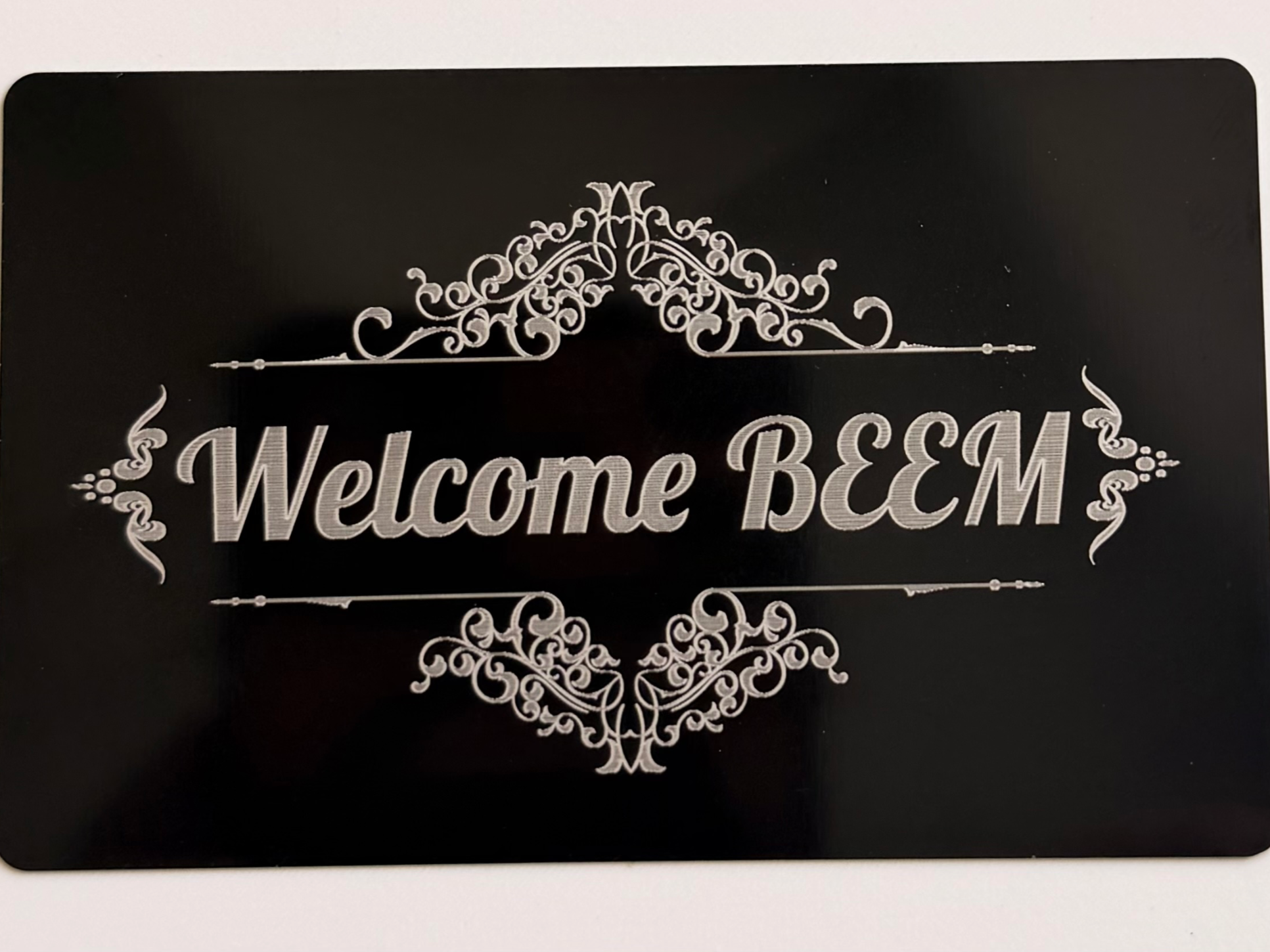Welcome Business Card