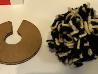 [Laser cut and engrave] Circular Cardboard Wine Bottle Tag with Slotted Opening