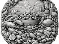 [Laser cut and engrave] Don't Be Shellfish Share the Butter Nautical Seafood Plaque