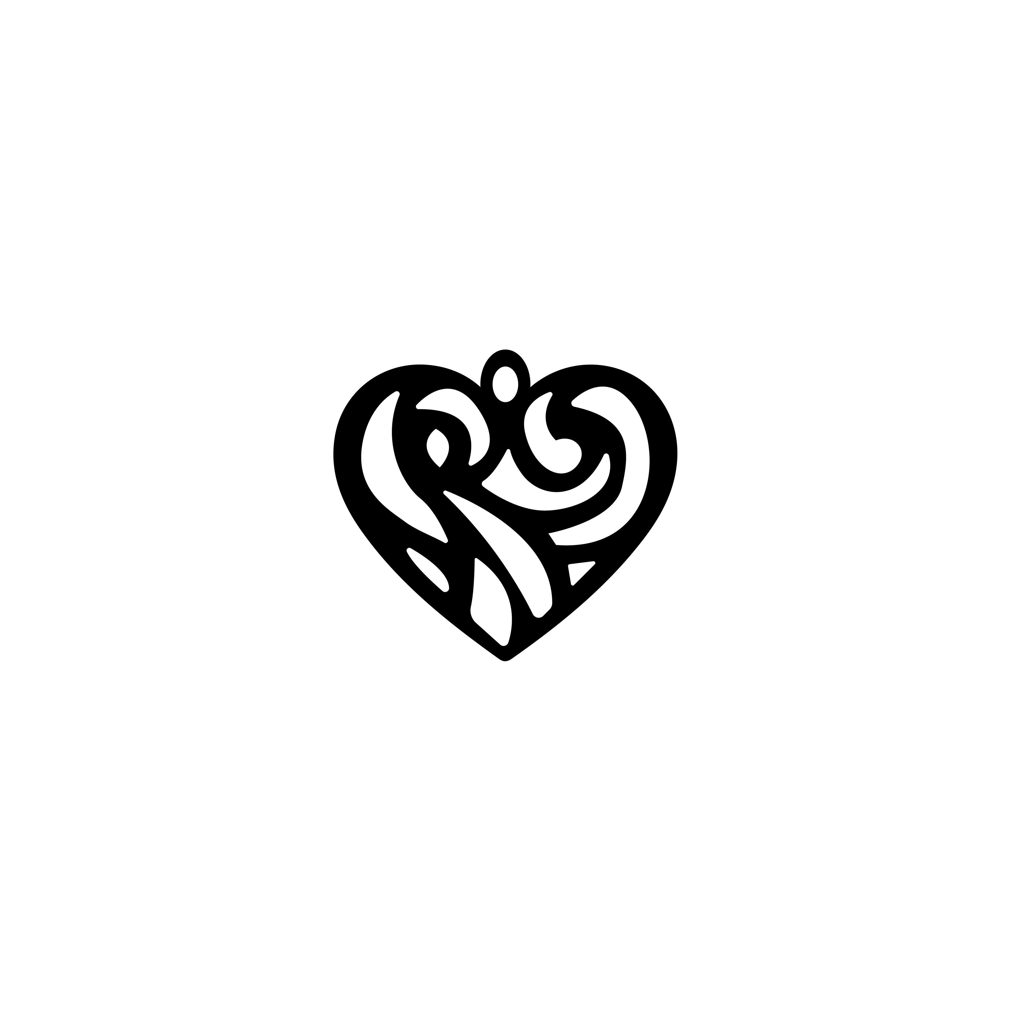 [Laser cut and engrave] Heart-Shaped Wooden Dangle Earrings with Cutout Patterns