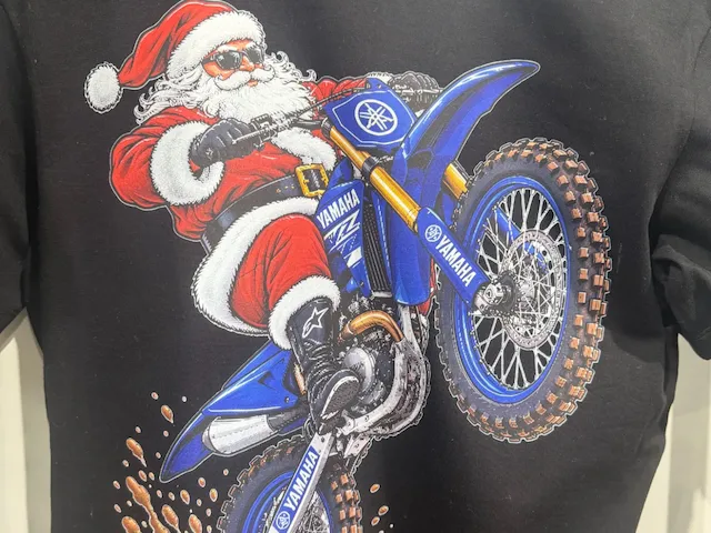 Wheelie Santa Shirt