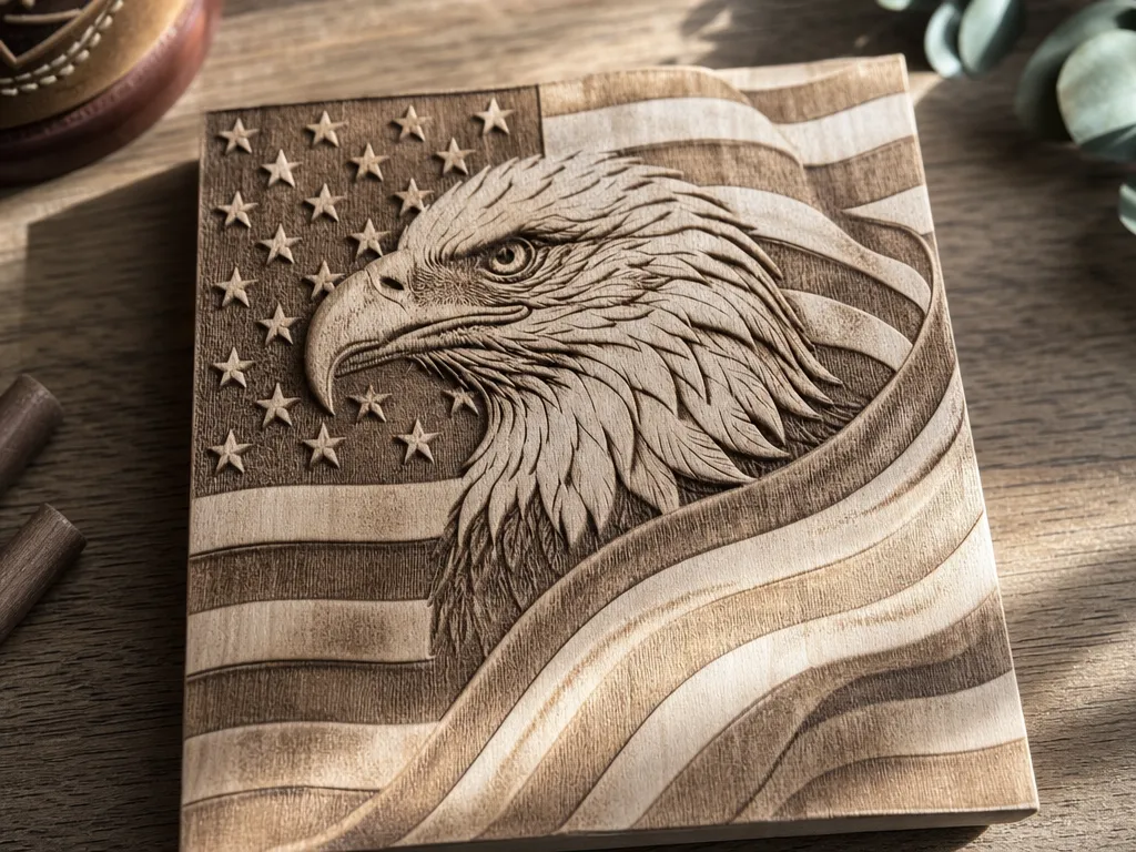 Bald Eagle basswood