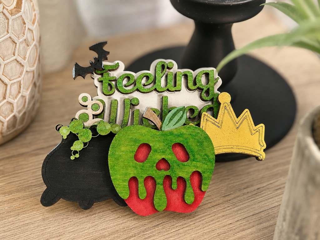 Feeling Wicked Poison Apple Halloween Mug Hugger