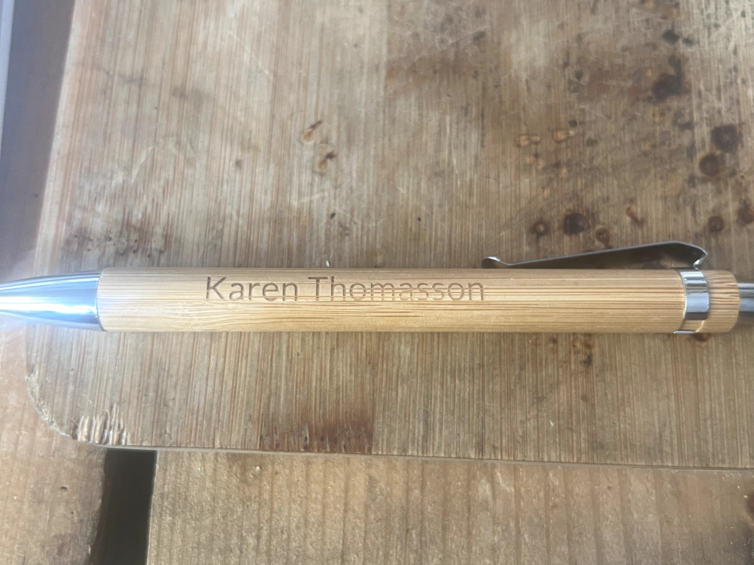 first bamboo pen