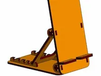 [Laser cut and engrave] Adjustable Wooden Tablet and Phone Stand