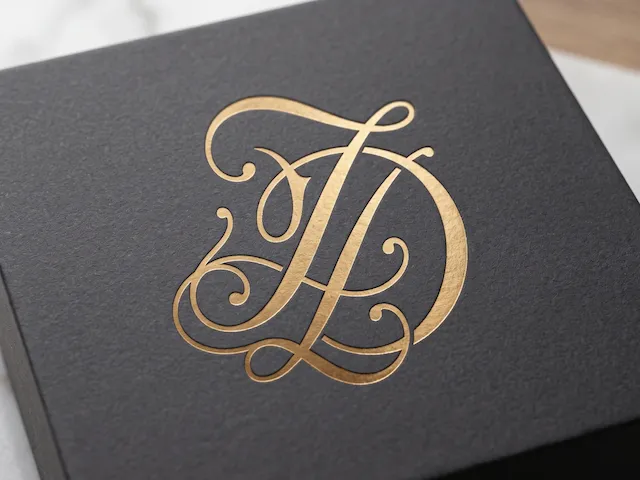 JD Elegant Luxury Beauty & Cosmetic Monogram Logo – Refined Initials for Skincare, Makeup, Fashion, Boutique Branding & Premium Packaging