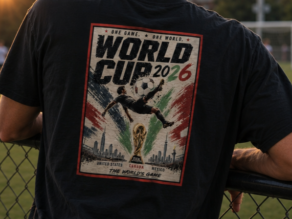 World Cup 2026 Soccer Graphic T-Shirt