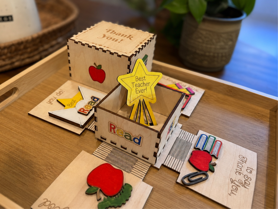 Best Teacher Ever Exploding Gift Box