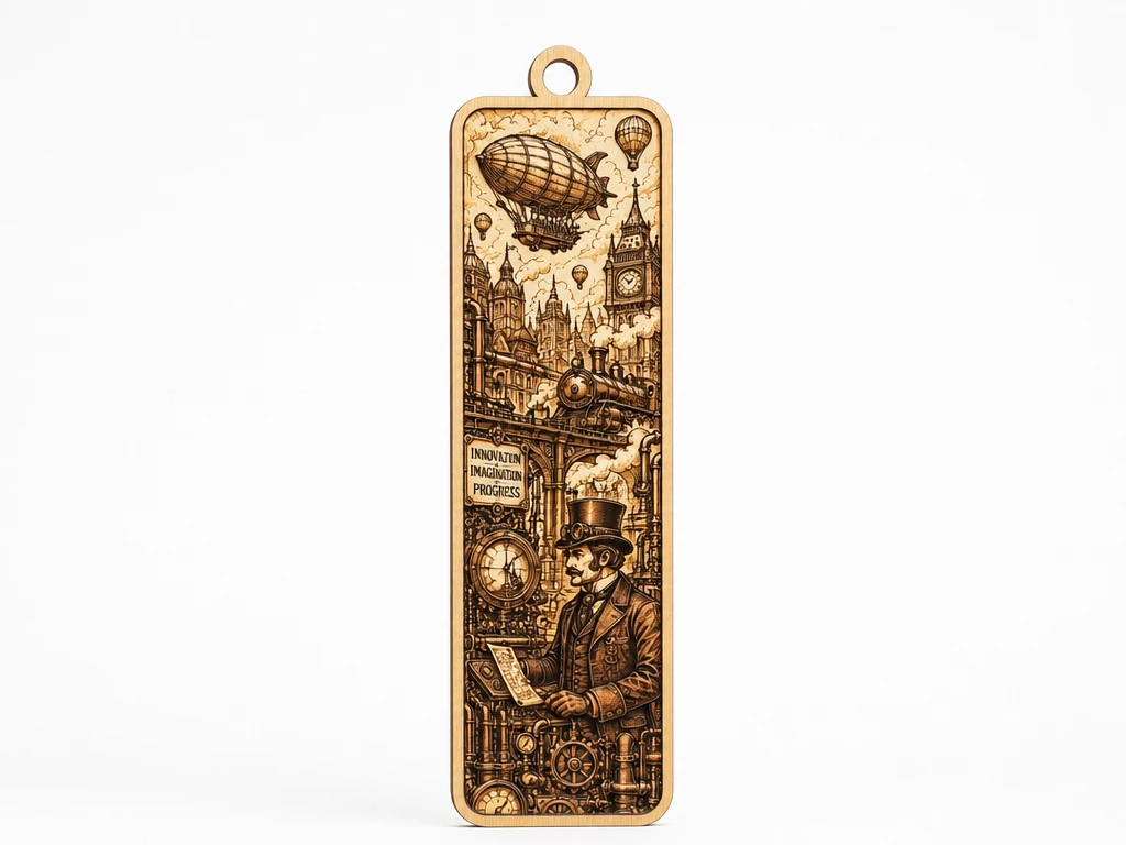 Steampunk Gentleman Bookmark Pendant