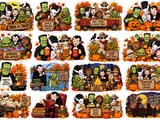 [Laser cut and engrave] Halloween Monster Themed Fall Activity Stickers