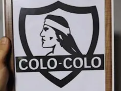 Cuadro decorativo con escudo del equipo de fútbol Colo-Colo