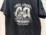 [DTF Printing] Reel Legend 40th Birthday Fishing Graphic T-Shirt