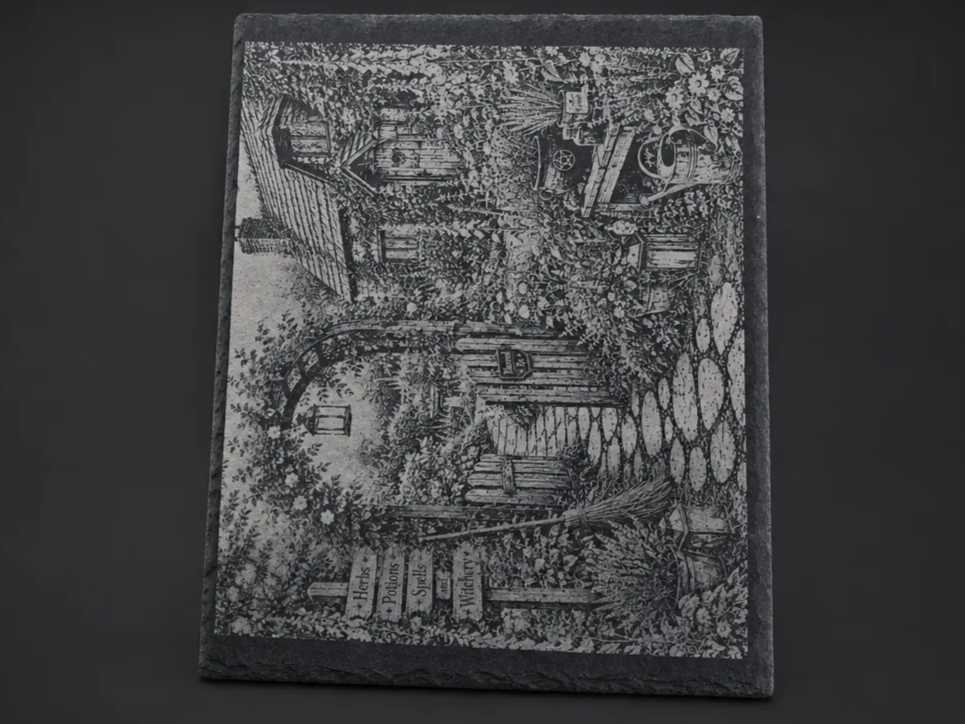 Witchy Garden Scene