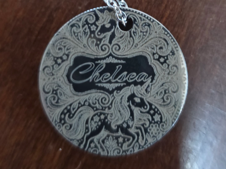 Personalized Unicorn Necklace