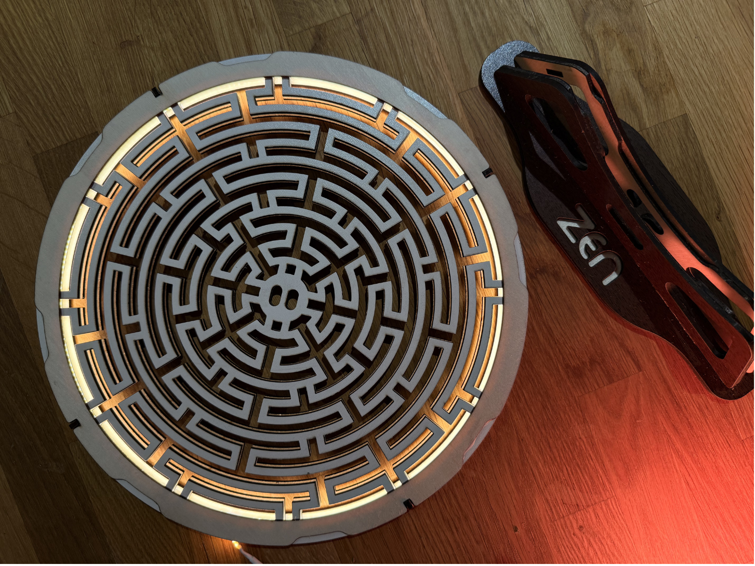 [Laser cut and engrave] Zen LED Relaxation Lamp