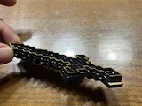 [Laser cut and engrave,Inkjet printing] Figurine Minecraft personnalisée avec Steve et Creeper sur socle bloc de terre