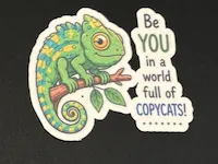 [Inkjet printing] Motivational Animal Stickers with Inspirational Quotes