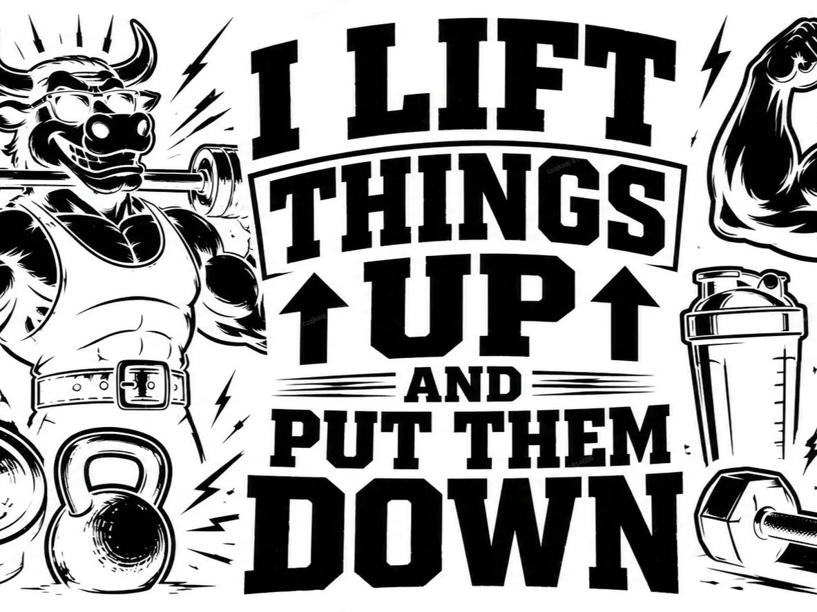 20-002 - I Lift Things Up and Put Them Down Gym Tumbler