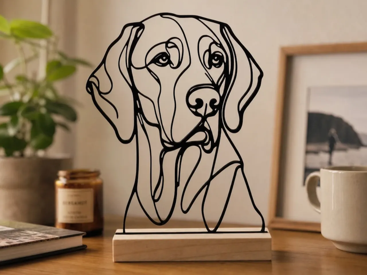 [Laser cut and engrave] Braque de Weimar
