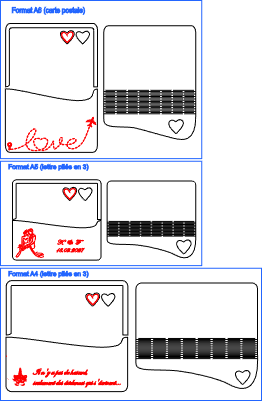 enveloppe  A4 A5 A6.xcs