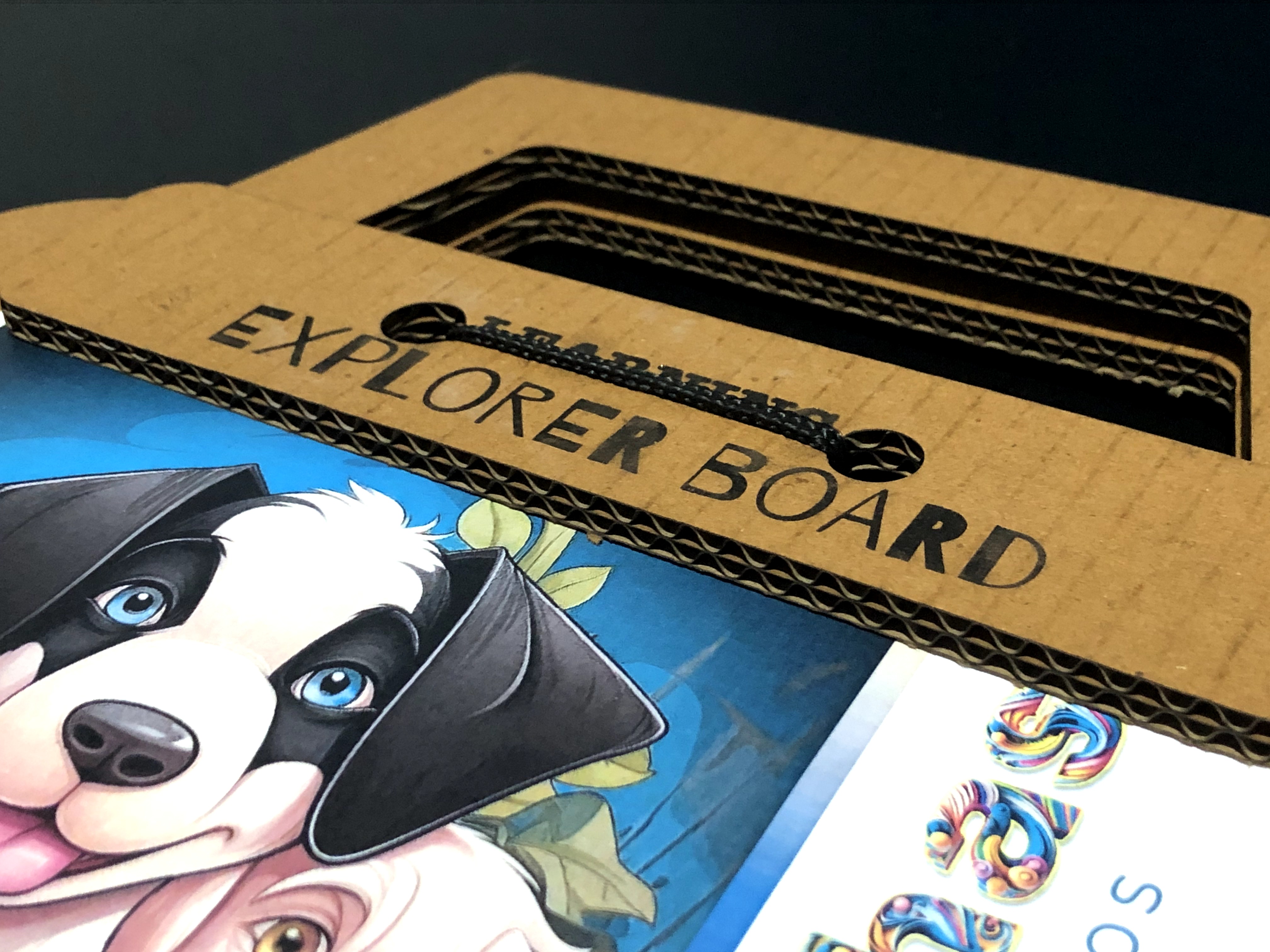 [Laser cut and engrave] Learning Explorer Board - A Reusable Educational Platform for Creative Learning