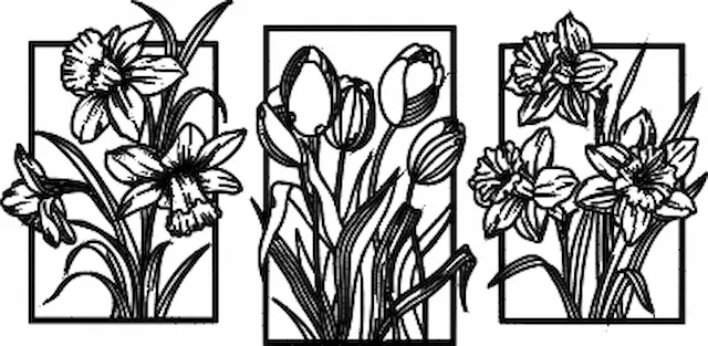 Spring Flower Wall Art.xs