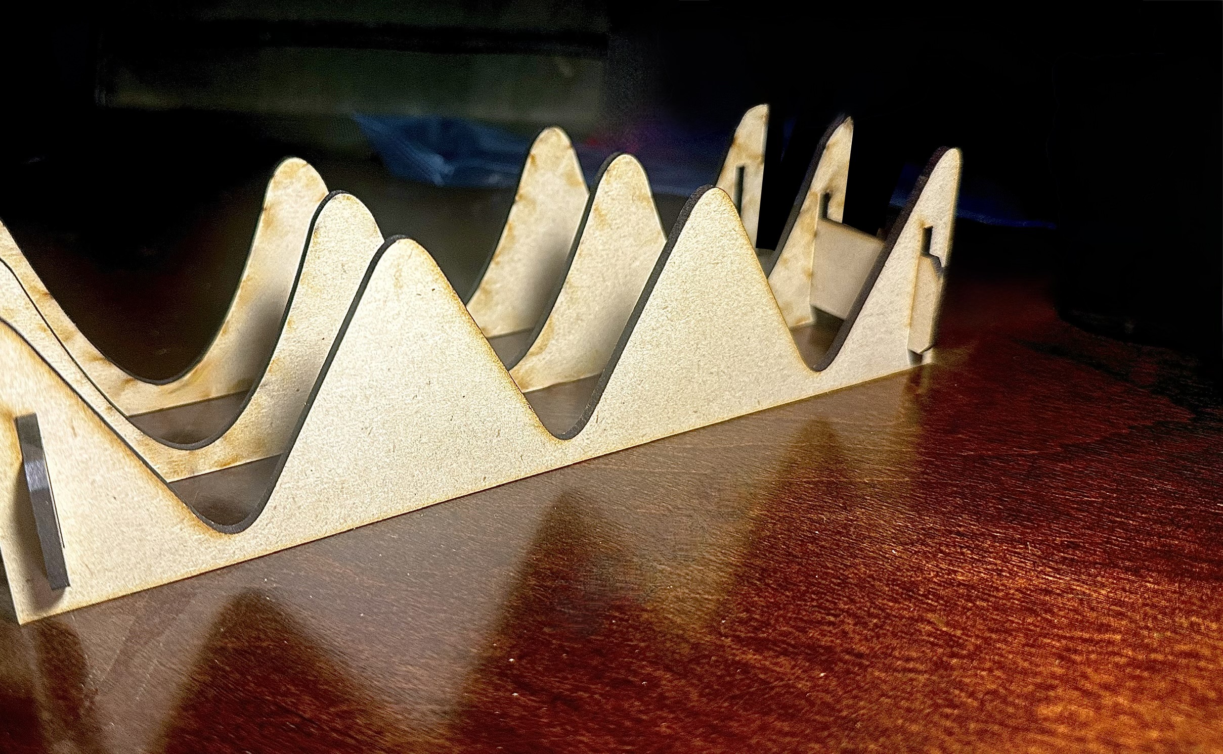 [Laser cut and engrave] Taco Holder: 2 options, Collapsable & Portable.