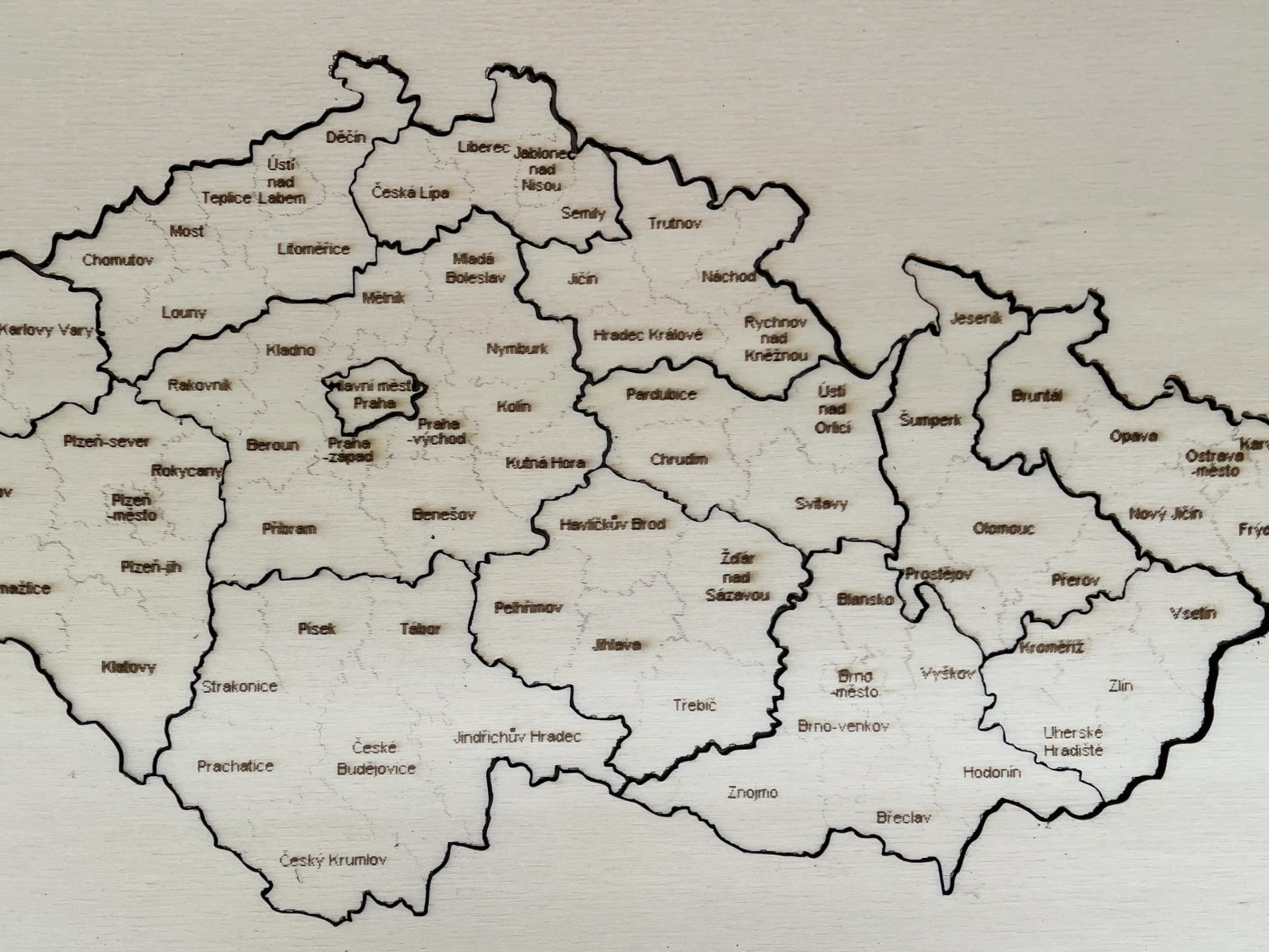 Mapa České republuky