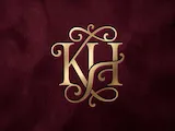 [Laser cut and engrave] KH Ornate Royal Flourish Monogram