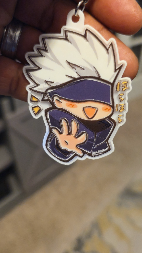 [UV printing] Chibi Gojo Satoru Anime Character Acrylic Keychain