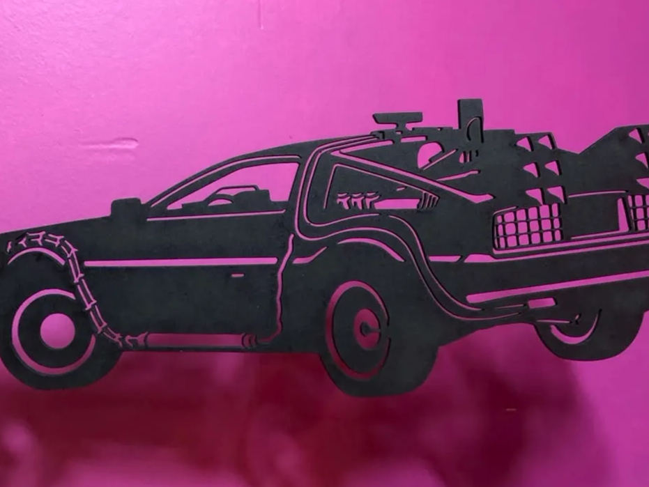 Para los fanaticos de Back to the future. DeLorean
