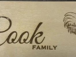 Name Plate with Chicken