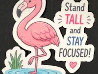 [Inkjet printing] Motivational Animal Stickers with Inspirational Quotes