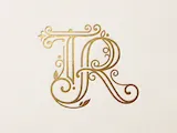 [Laser cut and engrave] TR Elegant Wedding Monogram – Luxurious Interlocked Initials with Ornate Calligraphic Flourishes for Laser Cut Signs, Cake Toppers & Engraving
