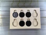 [Laser cut and engrave] 40mm Round Alignment Jig Template