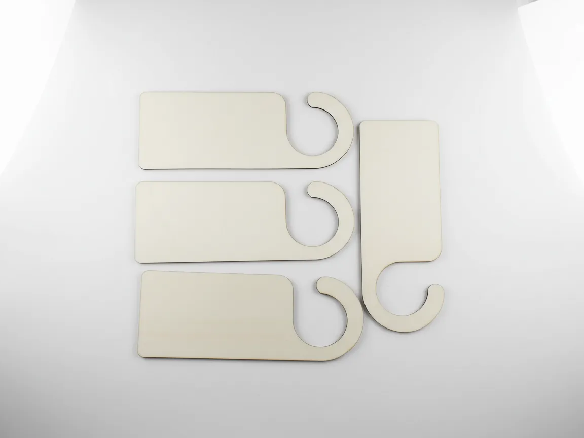 Blank Door hangers made from 12x12 Craft board