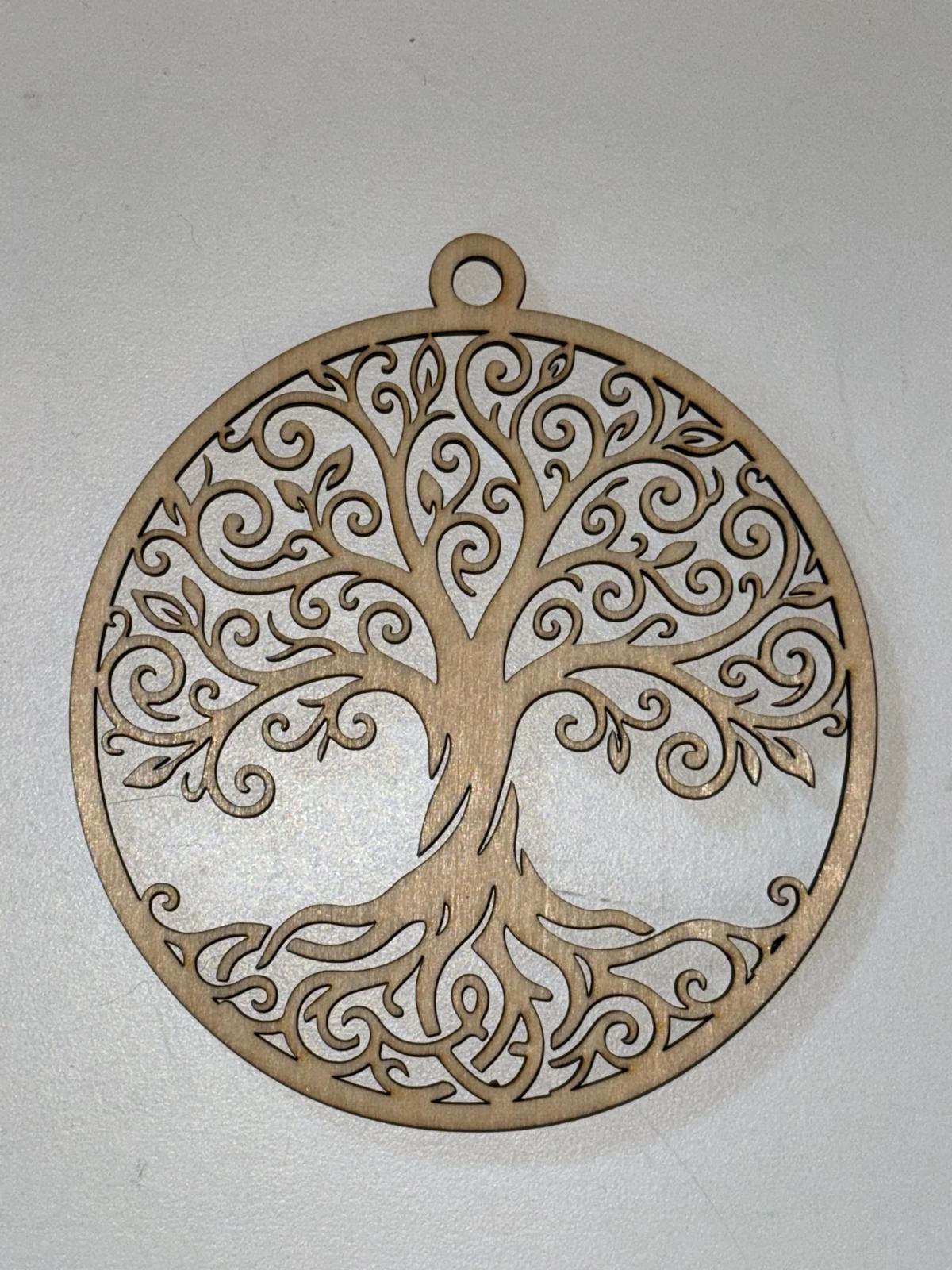 Tree of Life Circular Hanging Ornament Version 2 instruction: step 1 - Cut the design